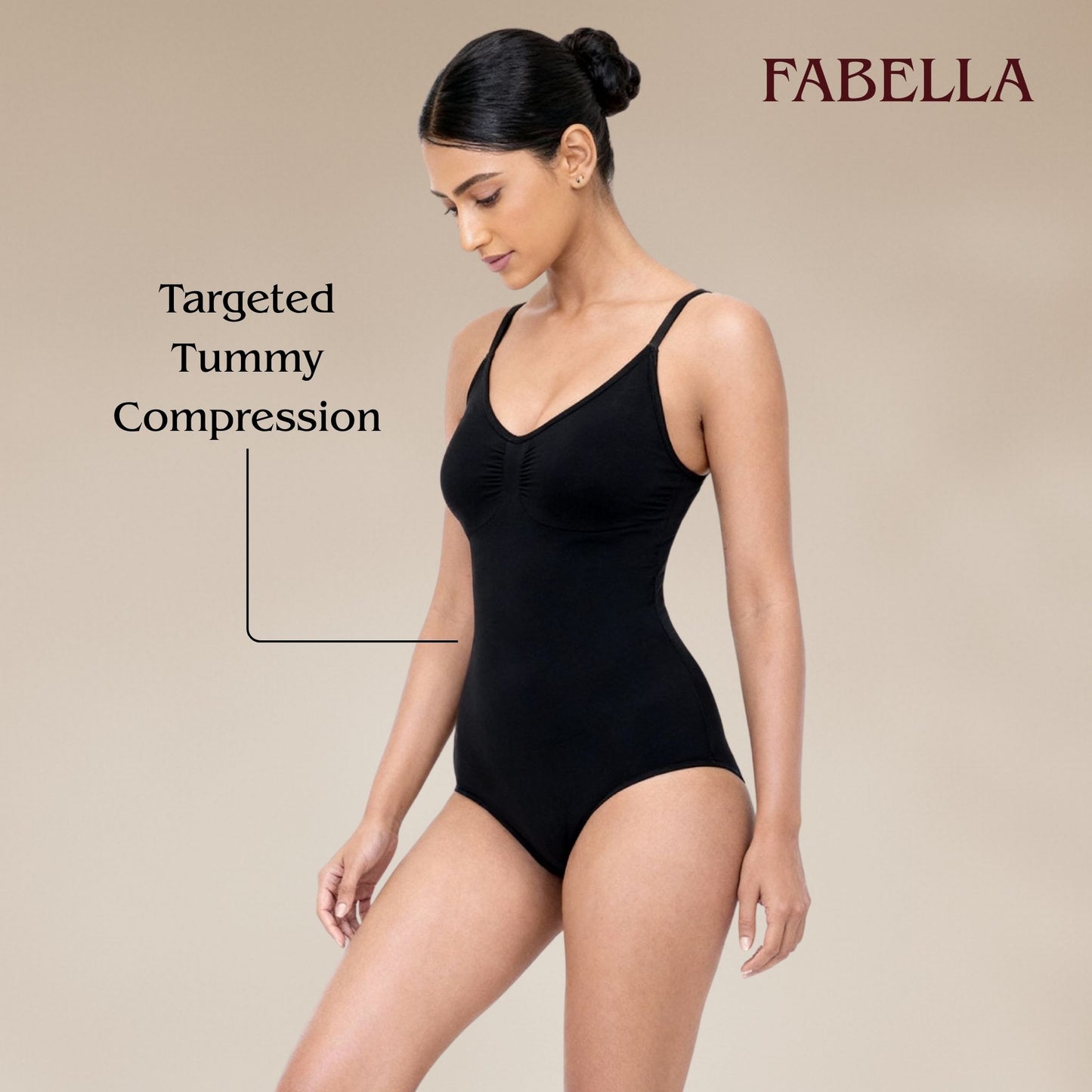 Snatched Bodysuit Body Shaper - Black