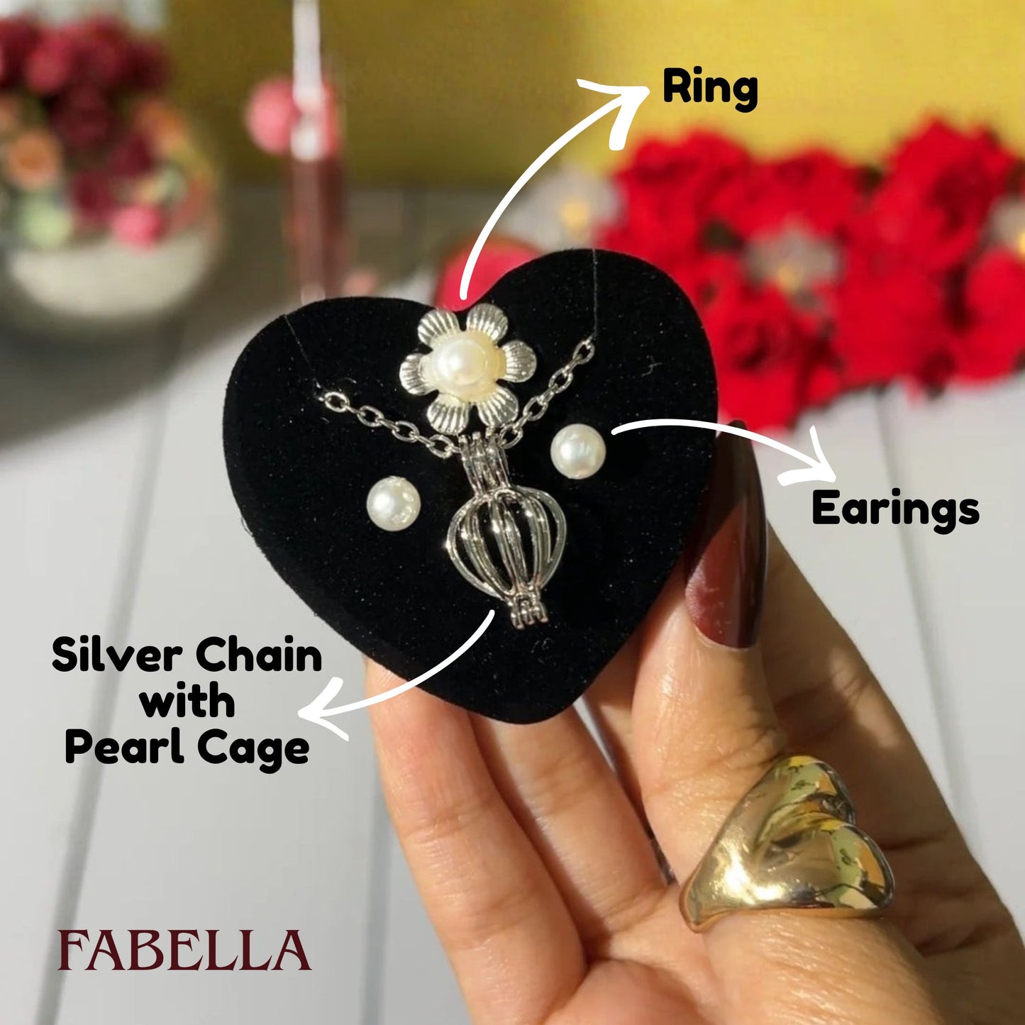 Pearl Oyster Necklace Valentine Gift Set