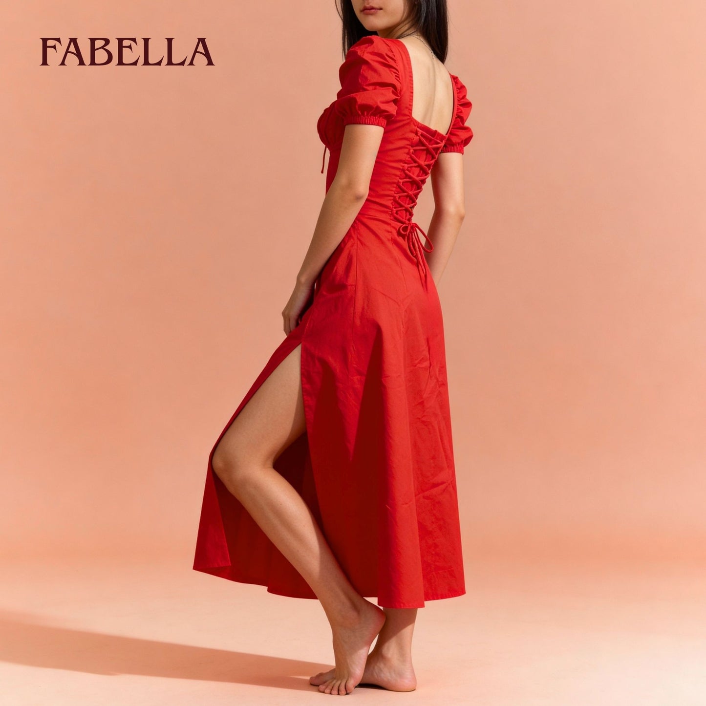 Classic Red Bustier Sundress