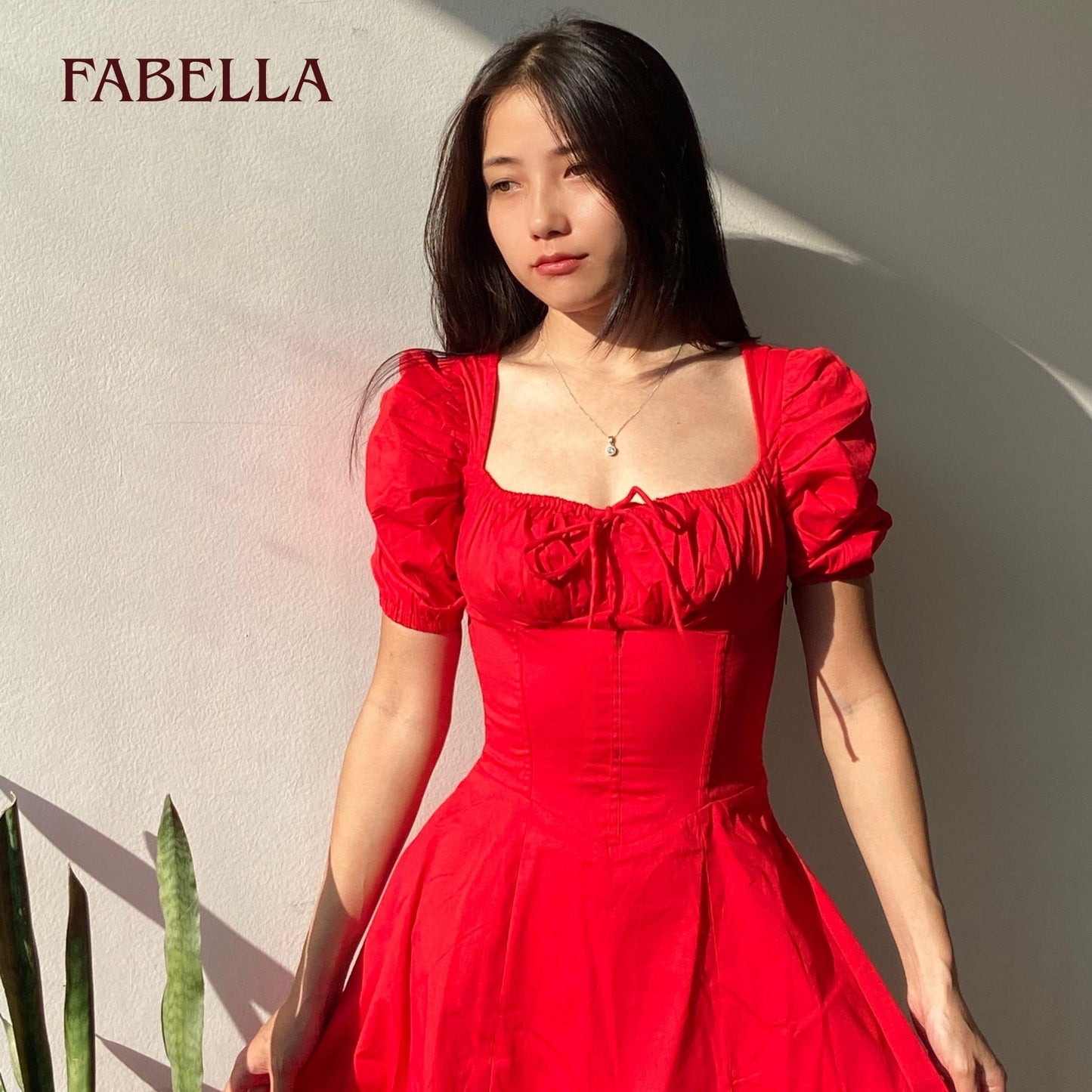 Classic Red Bustier Sundress