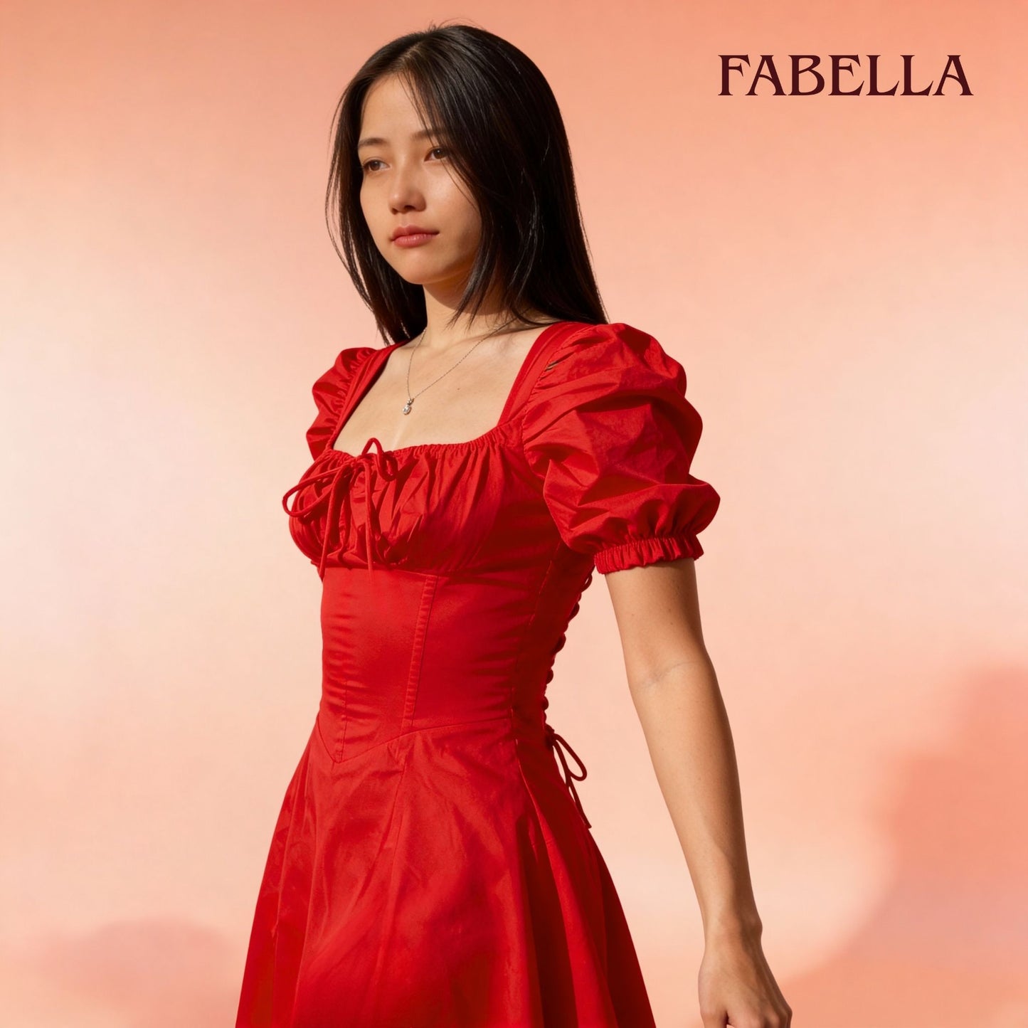 Classic Red Bustier Sundress