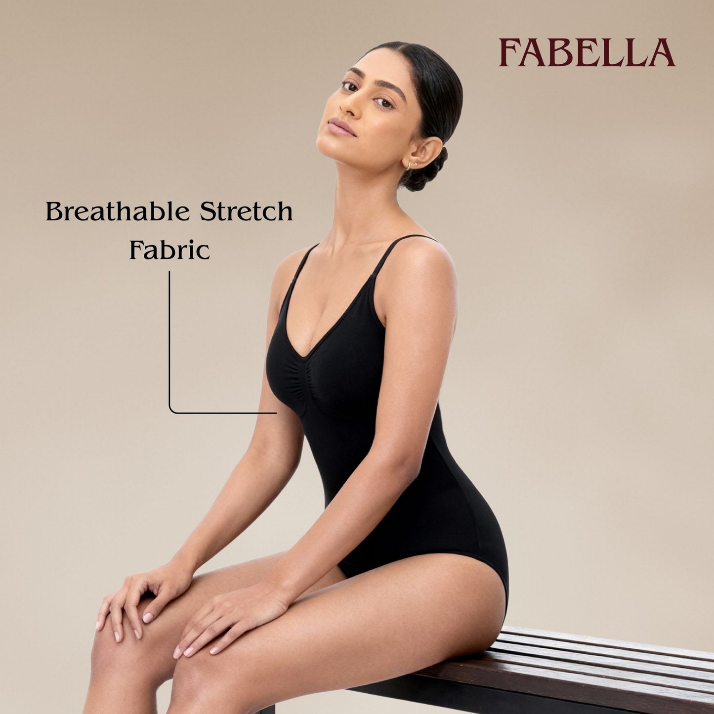 Snatched Bodysuit Body Shaper - Black